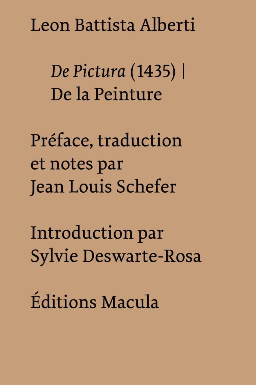 De Pictura (1435) | De la Peinture Éditions Macula