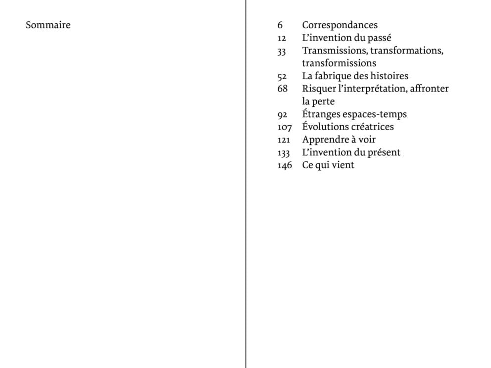 Le passé est un événement Éditions Macula