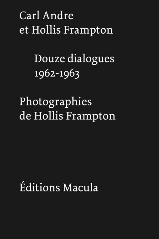 Douze dialogues, 1962-1963 Éditions Macula
