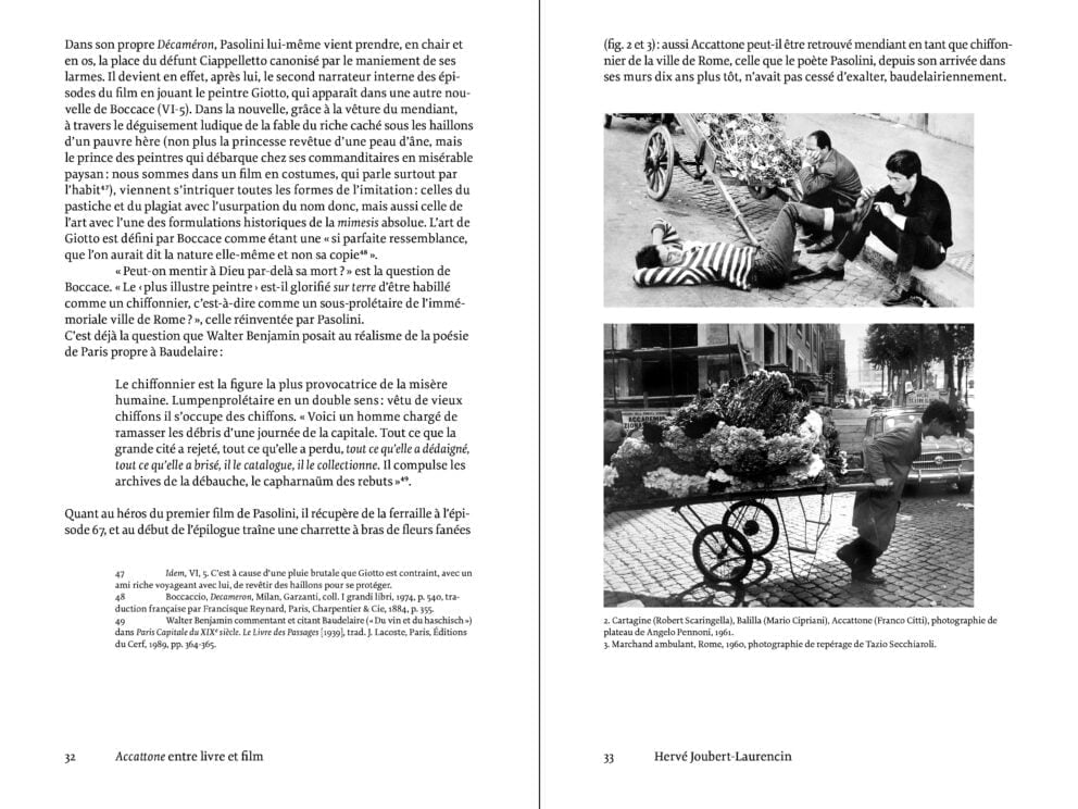 Accattone de Pier Paolo Pasolini. Scénario et dossier, 2 volumes Éditions Macula