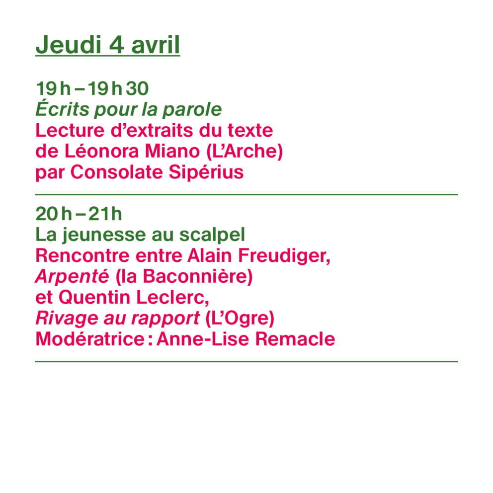 Festival Les désirables à Bruxelles, les jeudi 4 et vendredi 5 avril 2024 Éditions Macula