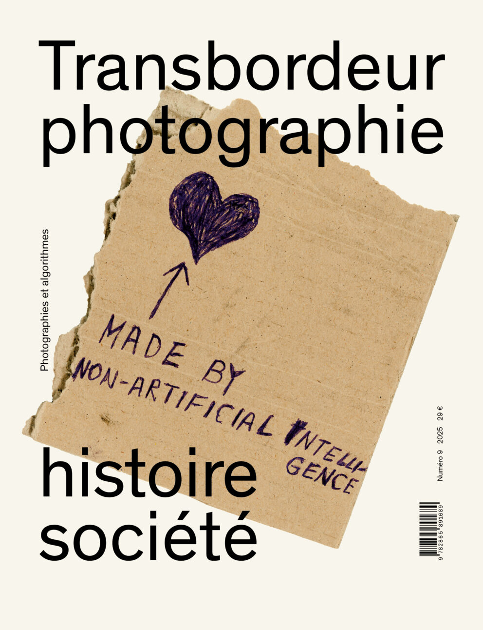 Rencontre à Paris 6e pour “Transbordeur – photographie histoire société”, n° 9 – Dossier “Photographies et algorithmes”, jeudi 20 mars 2025, 18h30 Éditions Macula