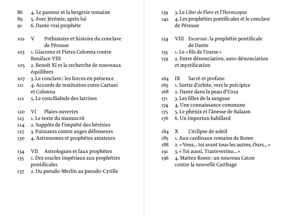 Dante en conclave Éditions Macula
