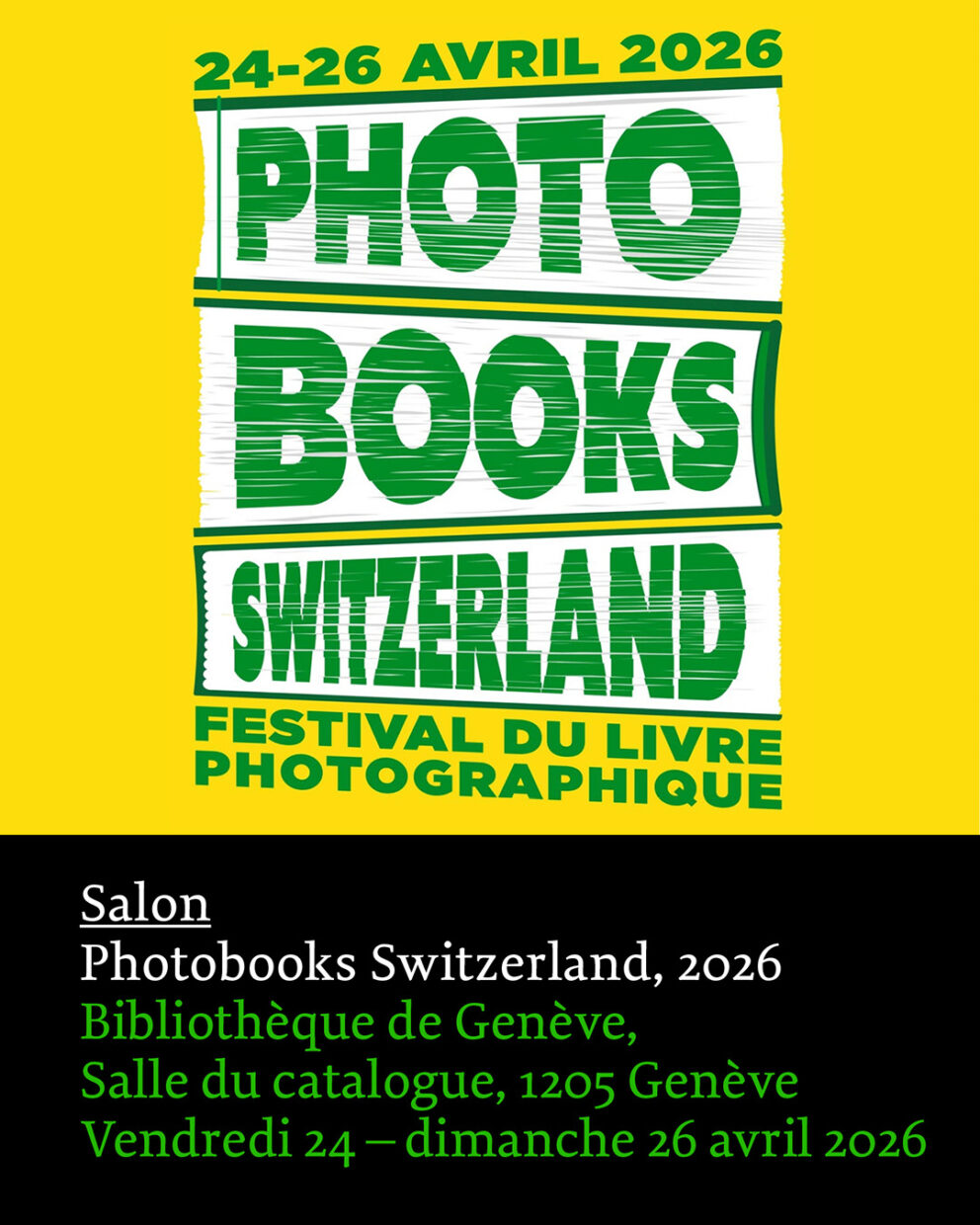 Salon Photobooks Switzerland 2026, Genève 5, du vendredi 24 au dimanche 26 avril 2026 Éditions Macula