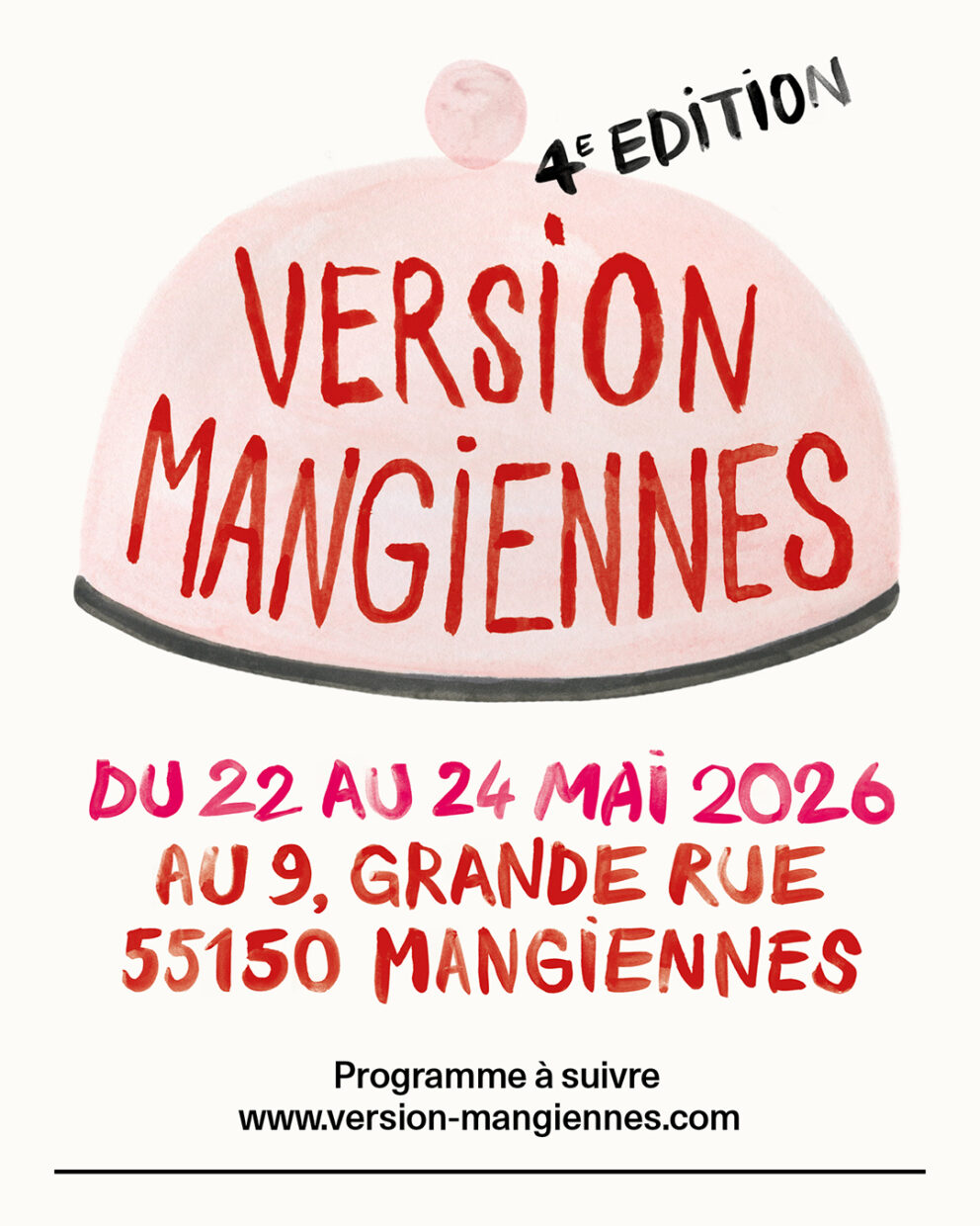 Rencontres Version Mangiennes, 4e édition, 22-24 mai 2026, Café du Centre, 9 Grande rue, 55150 Mangiennes Éditions Macula