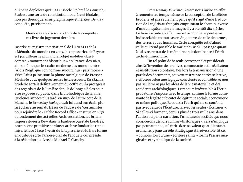 De la mémoire à l'écrit Éditions Macula
